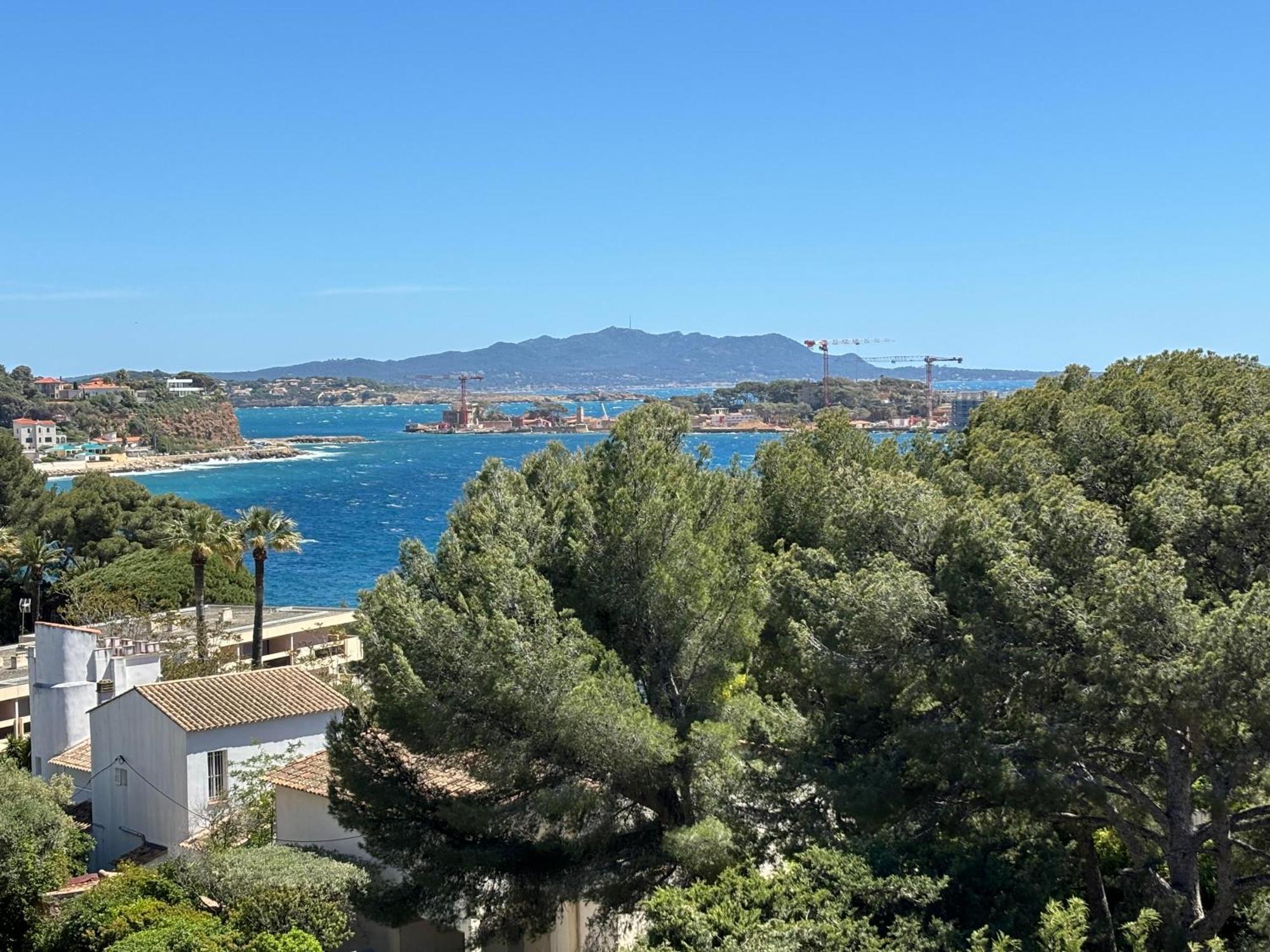 Appartement T3 Terrasse Vue Mer Bandol Kültér fotó
